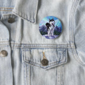 Badge Rond 5 Cm Cadeaux et accessoires Husky (En situation)