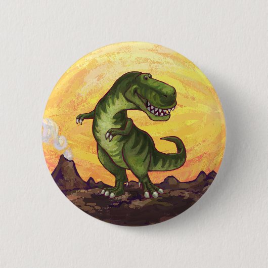 Badge Rond 5 Cm Cadeaux et accessoires Tyrannosaurus (Devant)