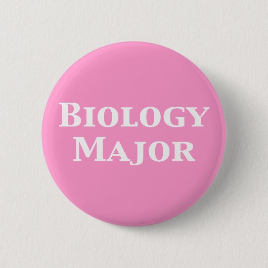 Badge Rond 5 Cm Cadeaux importants de biologie (Devant)