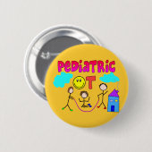 Badge Rond 5 Cm Cadeaux pédiatriques d'ergothérapiste (Devant & derrière)