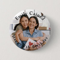 Cadeaux personnalisés de fête d'anniversaire heure
