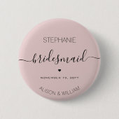 Badge Rond 5 Cm Cadeaux personnalisés minimalistes (Devant)