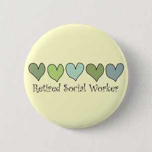 Badge Rond 5 Cm Cadeaux retirés d'assistant social
