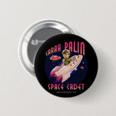 Badge Rond 5 Cm Cadet de l'espace… (Devant & derrière)