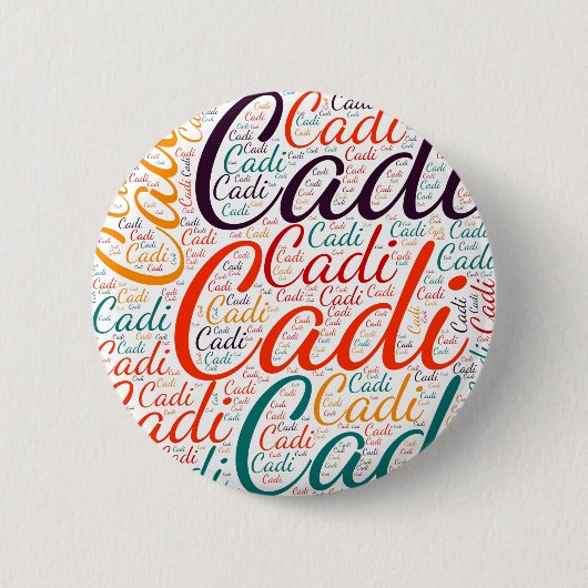 Badge Rond 5 Cm Cadi (Devant)