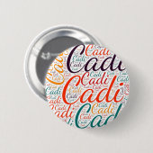 Badge Rond 5 Cm Cadi (Devant & derrière)