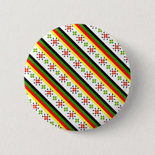 Badge Rond 5 Cm Cadre coloré de plaque d'immatriculation du motif 