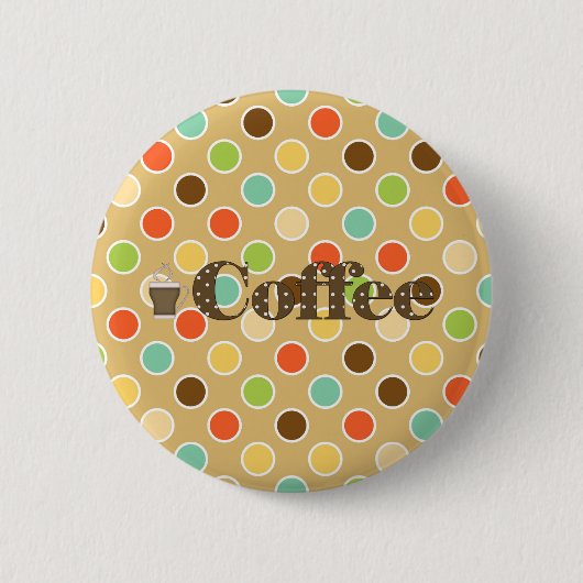 Badge Rond 5 Cm Café (Devant)