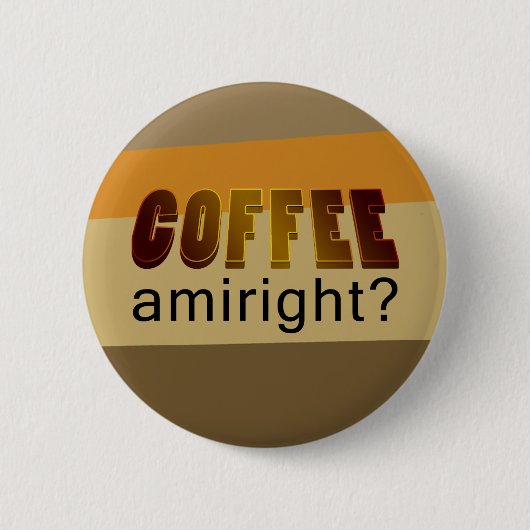 Badge Rond 5 Cm Café Amiright ? (Devant)