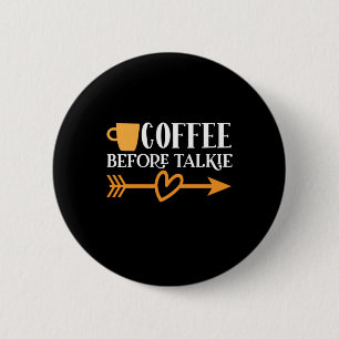 Badge Rond 5 Cm Café Art Café Avant Talkie