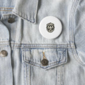 Badge Rond 5 Cm Café Café Chat Drôle Chat Graphique - Café Café Ca (En situation)