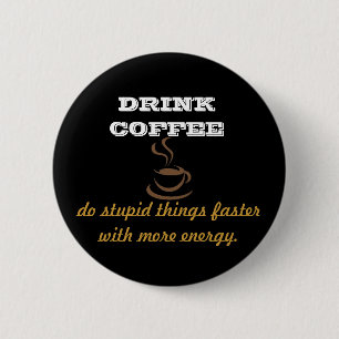 Badge Rond 5 Cm Café de boissons