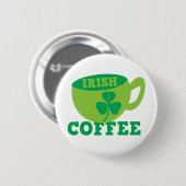 Badge Rond 5 Cm Café irlandais (Devant & derrière)