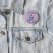 Badge Rond 5 Cm Caffelotta cryptokitty veut du café (En situation)