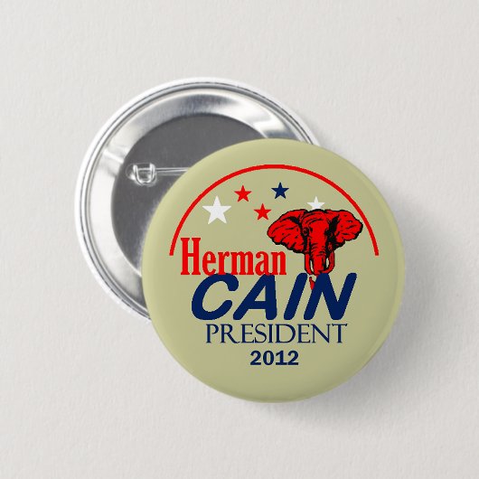 Badge Rond 5 Cm Cain 2012 (Devant & derrière)