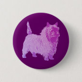 Badge Rond 5 Cm Cairn Terrier (Devant)