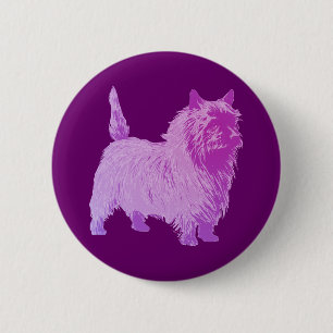 Badge Rond 5 Cm Cairn Terrier