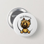 Badge Rond 5 Cm Cairn Terrier C'Est Tout Pour Moi (Devant & derrière)