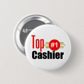 Badge Rond 5 Cm Caissier supérieur (Devant & derrière)