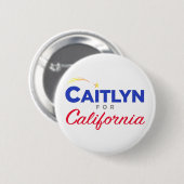 Badge Rond 5 Cm Caitlyn Jenner, gouverneur (Devant & derrière)
