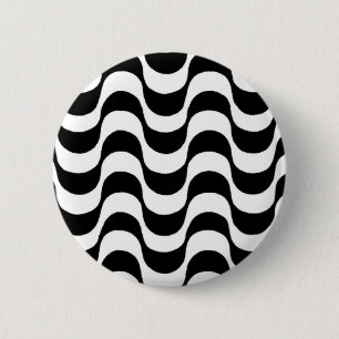 Badge Rond 5 Cm Calçadão de Copacabana Rio de Janeiro Brésil