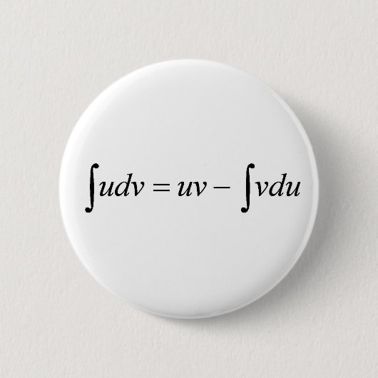 Badge Rond 5 Cm Calcul intégral (Devant)
