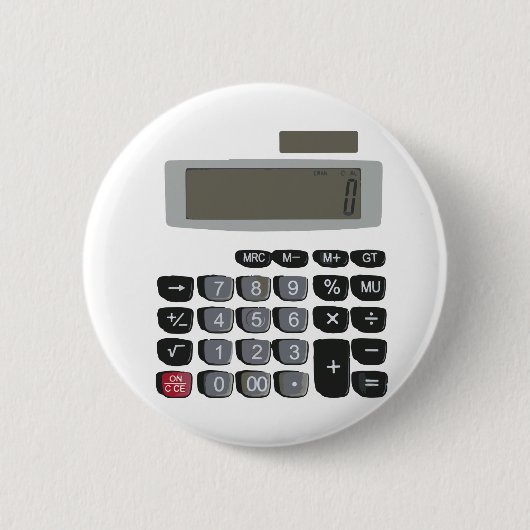 Badge Rond 5 Cm Calculadora (Devant)