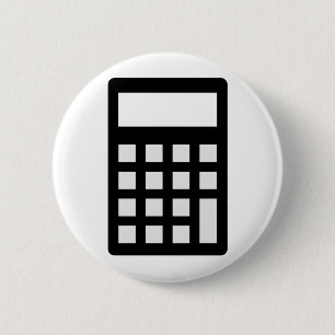 Badge Rond 5 Cm Calculatrice