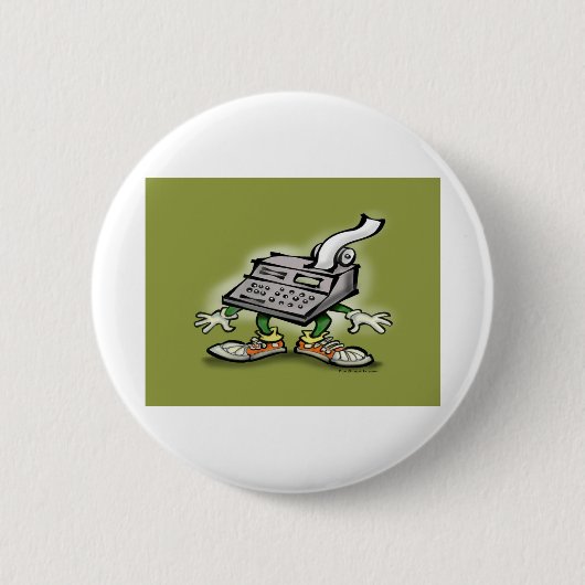 Badge Rond 5 Cm Calculatrice Dude (Devant)
