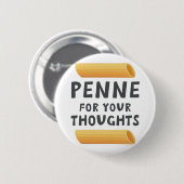 Badge Rond 5 Cm Calembour drôle de pâtes (Devant & derrière)