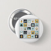 Badge Rond 5 Cm Calendrier de l'arrivée Calendrier imprimable (Devant & derrière)