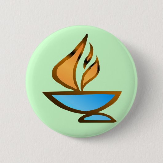 Badge Rond 5 Cm Calice d'UU (Devant)