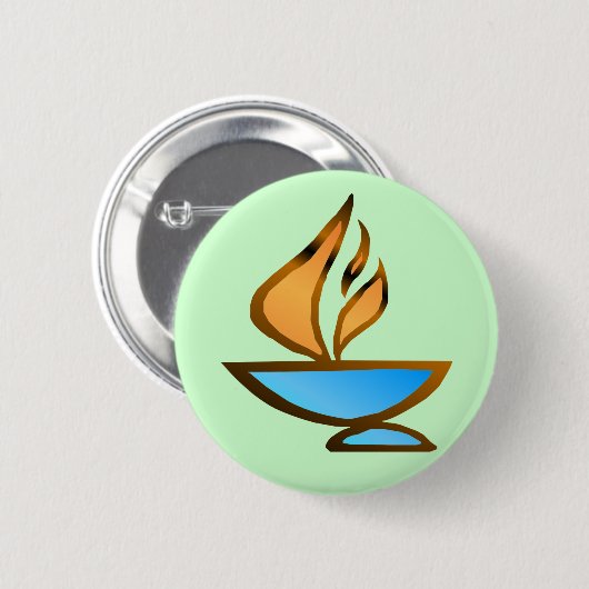 Badge Rond 5 Cm Calice d'UU (Devant & derrière)