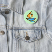 Badge Rond 5 Cm Calice d'UU (En situation)