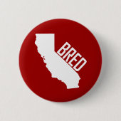 Badge Rond 5 Cm California Bred (Devant)