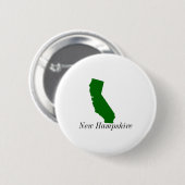 Badge Rond 5 Cm California New Hampshire  (Devant & derrière)