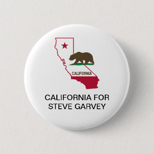 Badge Rond 5 Cm CALIFORNIA pour Steve Garvey SENATE Button
