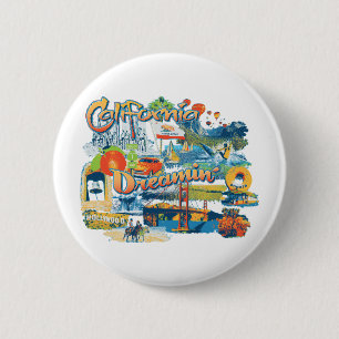 Badge Rond 5 Cm Californie