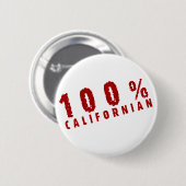 Badge Rond 5 Cm Californien 100 (Devant & derrière)