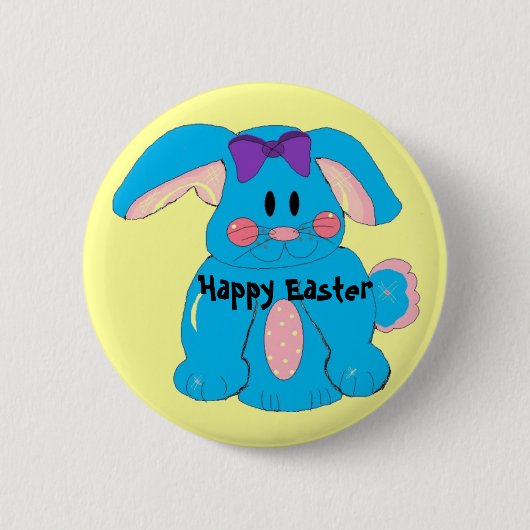 Badge Rond 5 Cm Câlins de Pâques (Devant)