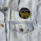 Badge Rond 5 Cm Calligraphie islamique (En situation)