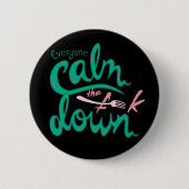 Badge Rond 5 Cm Calme (Devant)