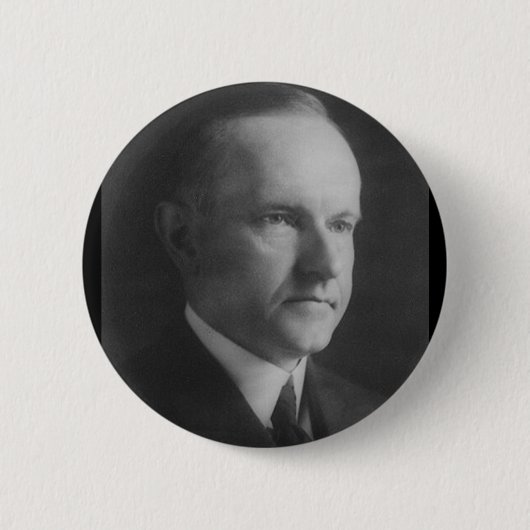 Badge Rond 5 Cm Calvin Coolidge (Devant)