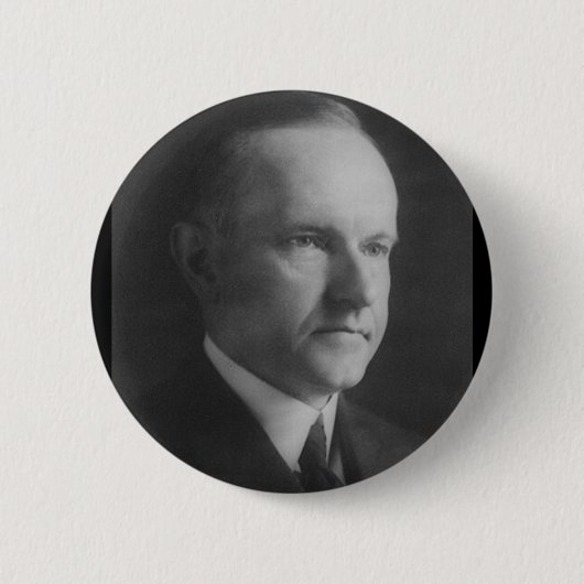 Badge Rond 5 Cm Calvin Coolidge 30 (Devant)