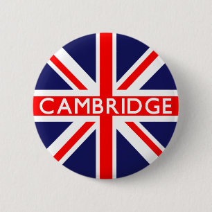 Badge Rond 5 Cm Cambridge : Drapeau britannique