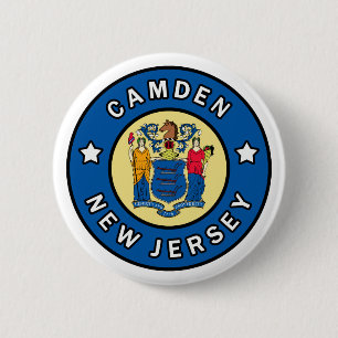 Badge Rond 5 Cm Camden New Jersey