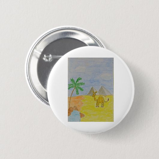 Badge Rond 5 Cm Camel6 (Devant & derrière)