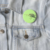 BADGE ROND 5 CM CAMÉLÉON (En situation)