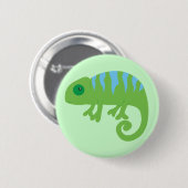 Badge Rond 5 Cm Caméléon (Devant & derrière)