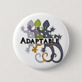 Badge Rond 5 Cm Caméléon adaptable (Devant)